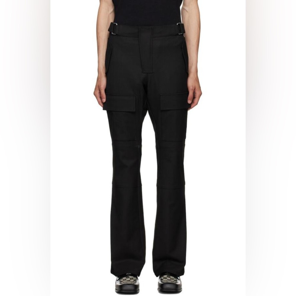 MISBHV Black Moto Cargo Pants